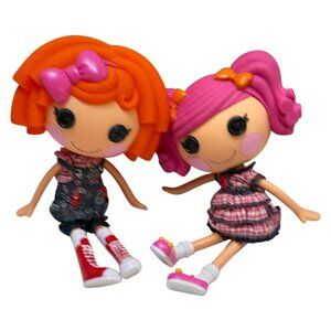 Lalaloopsy Lot 2 Dolls Twins Sunny Side Up & Berry Jars N Jam 12 in